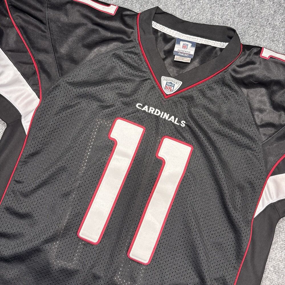 🏈 Vintage Reebok Arizona Cardinals Larry Fitzgerald Stitched NFL Jersey 50 🏈